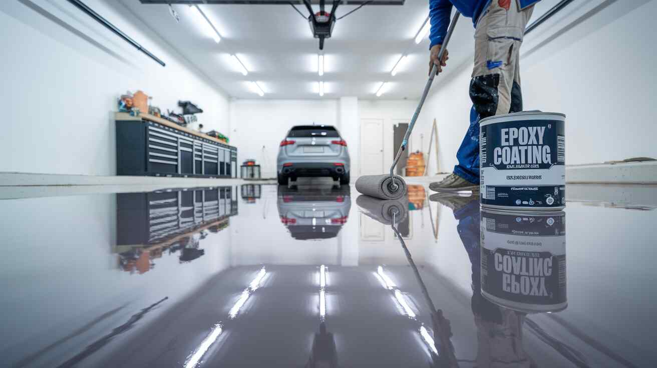 The Process of Applying Epoxy Coatings for Garage Floors