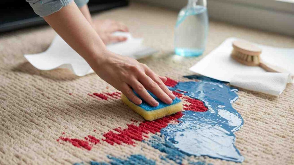 Removing Paint Stains from Carpeted Floors