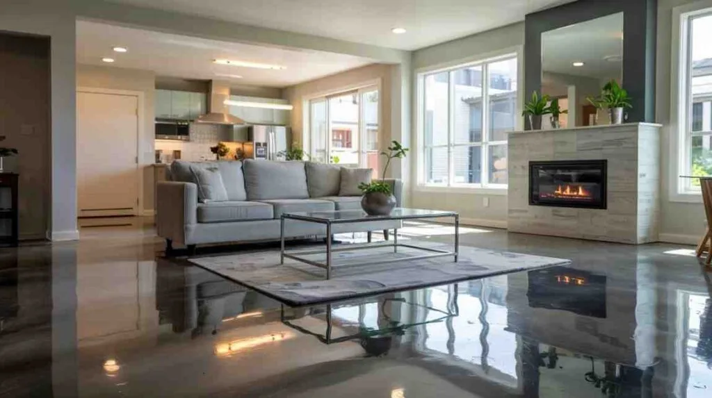 Interior floor sealing