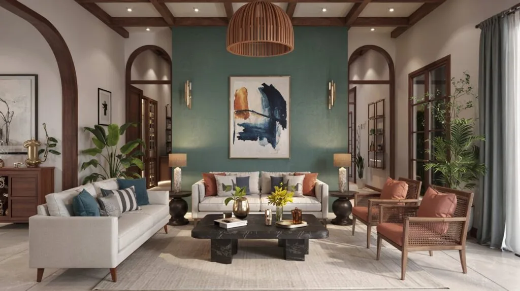 Why Accent Walls Are Perfect for Villa Living Rooms