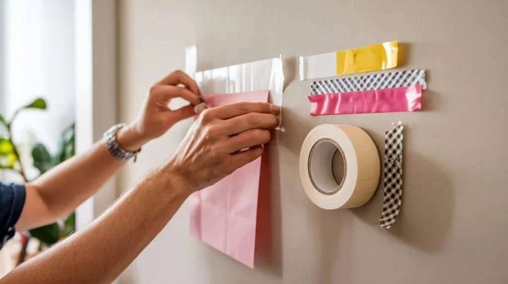 Stick Paper On The Wall Without Damaging Paint