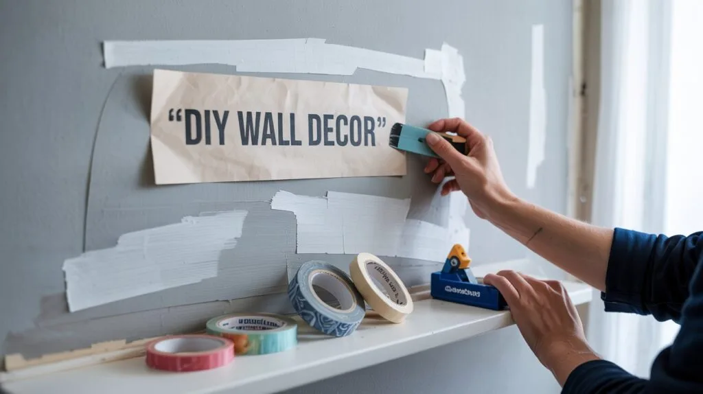 Stick Paper On The Wall