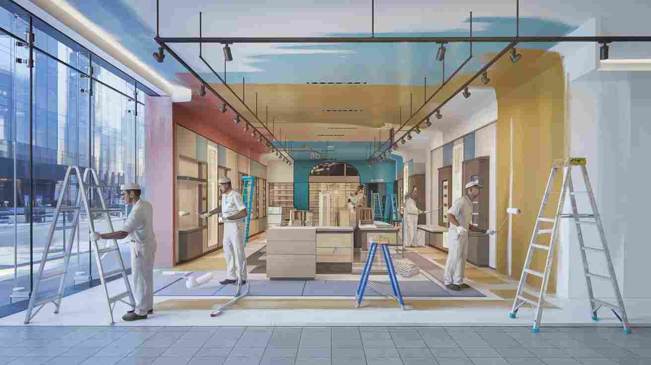 Retail Shop Painting Services Dubai