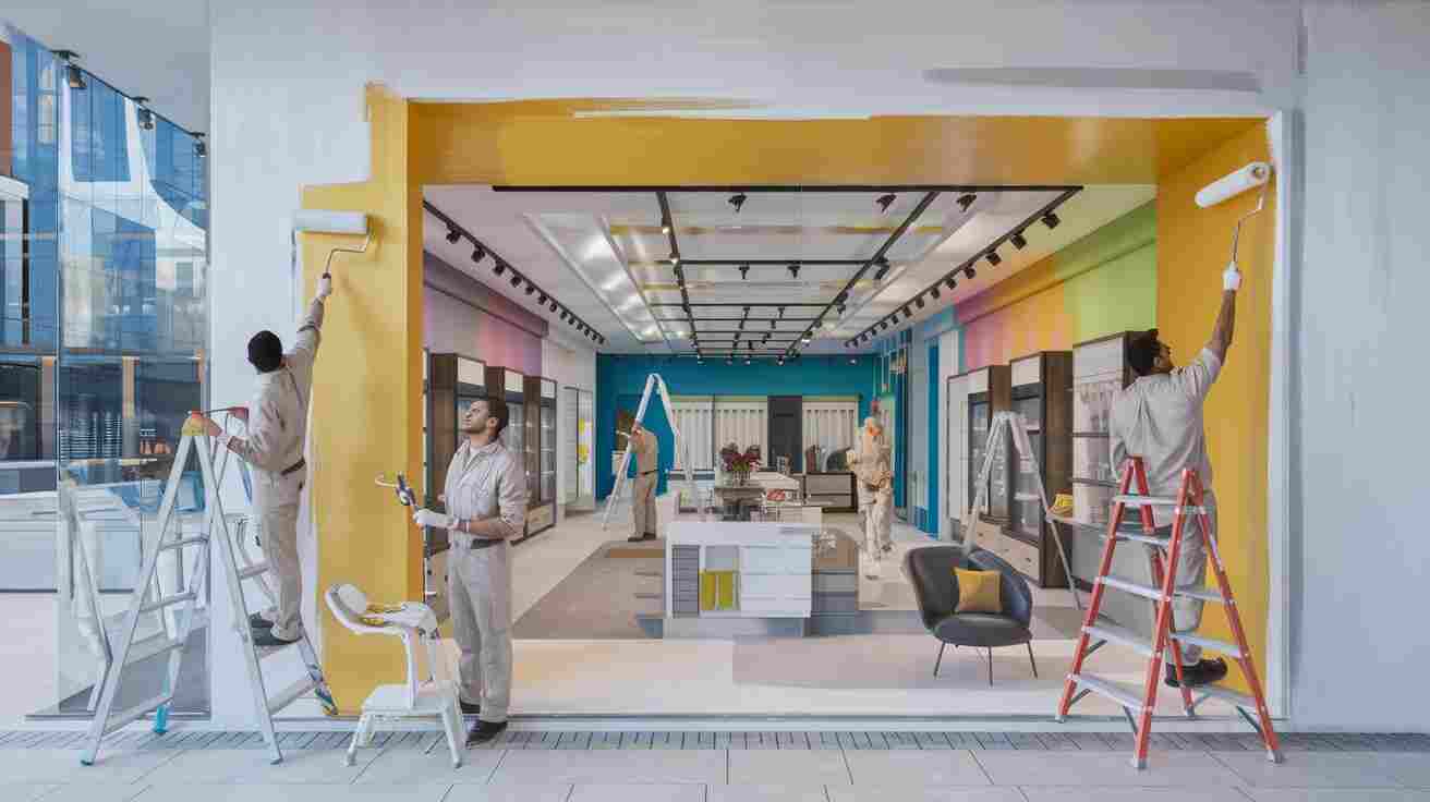 Retail Shop Painting Services Dubai